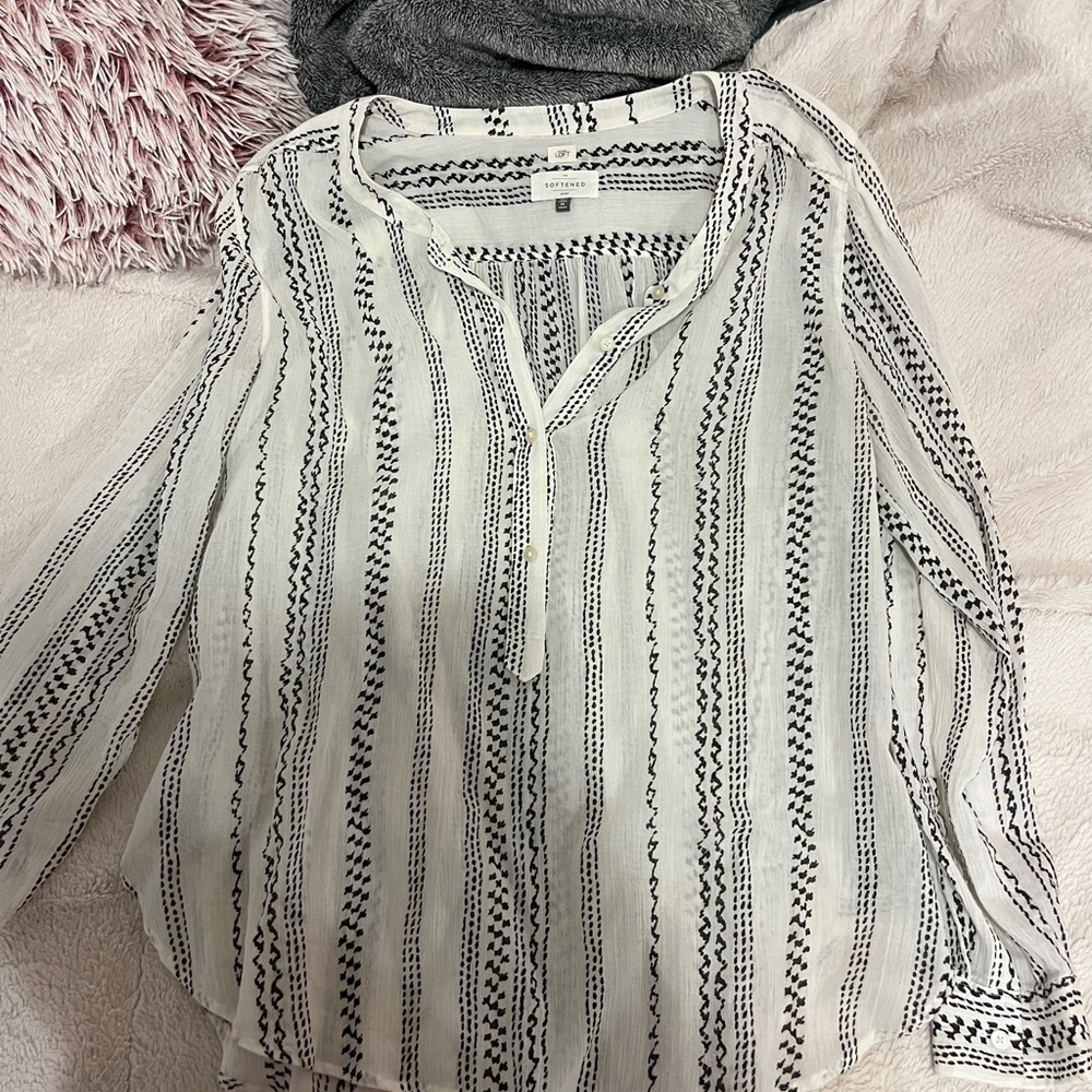 Ann taylor loft the softened shirt
